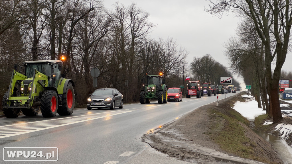 Protest rolników w Pułtusku