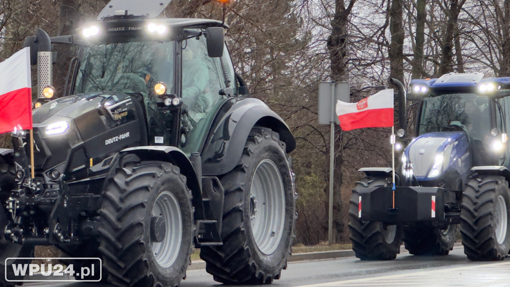 Protest rolników w Pułtusku