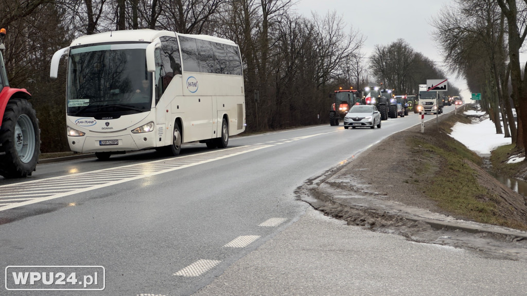 Protest rolników w Pułtusku