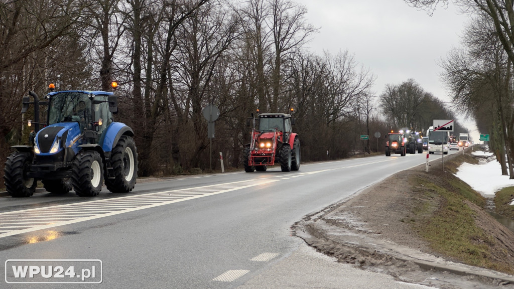 Protest rolników w Pułtusku