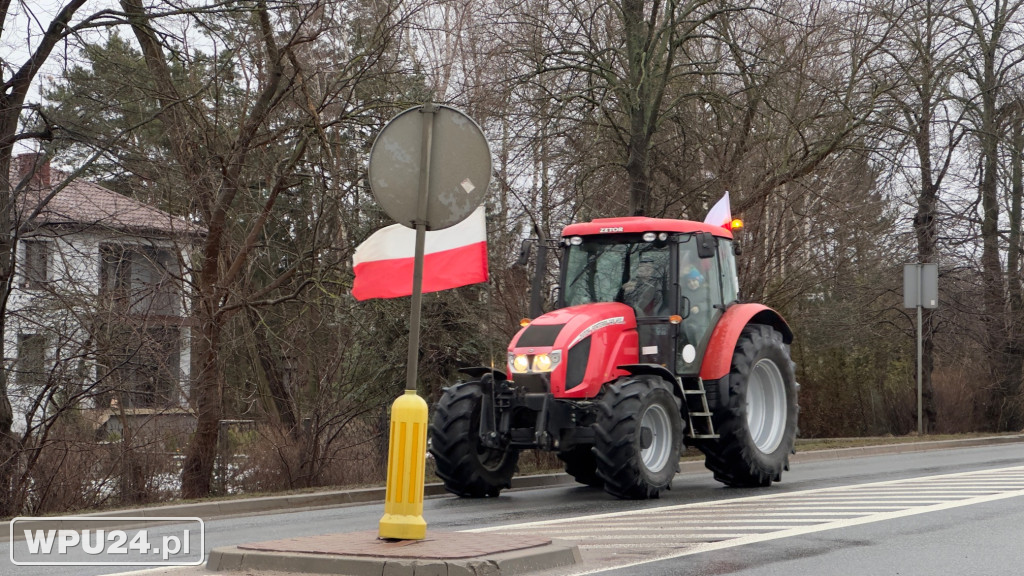 Protest rolników w Pułtusku