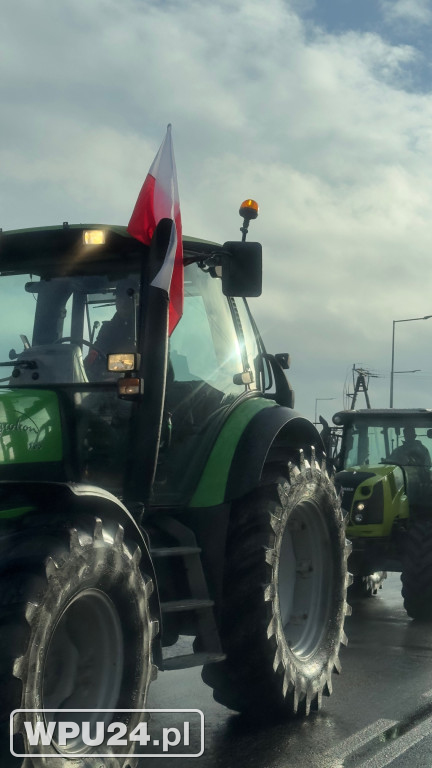Protest rolników w Pułtusku