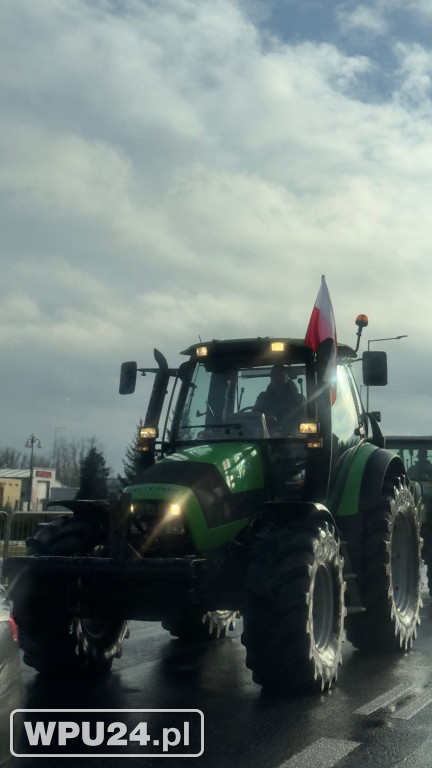 Protest rolników w Pułtusku