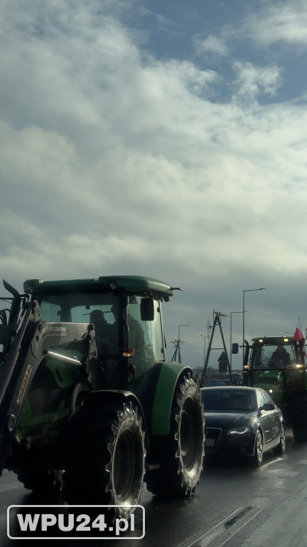 Protest rolników w Pułtusku
