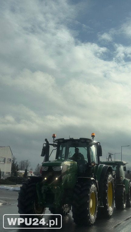 Protest rolników w Pułtusku