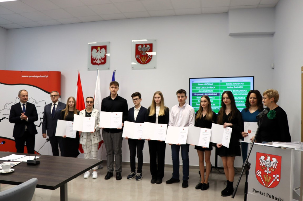 Stypendyści Starosty Pułtuskiego