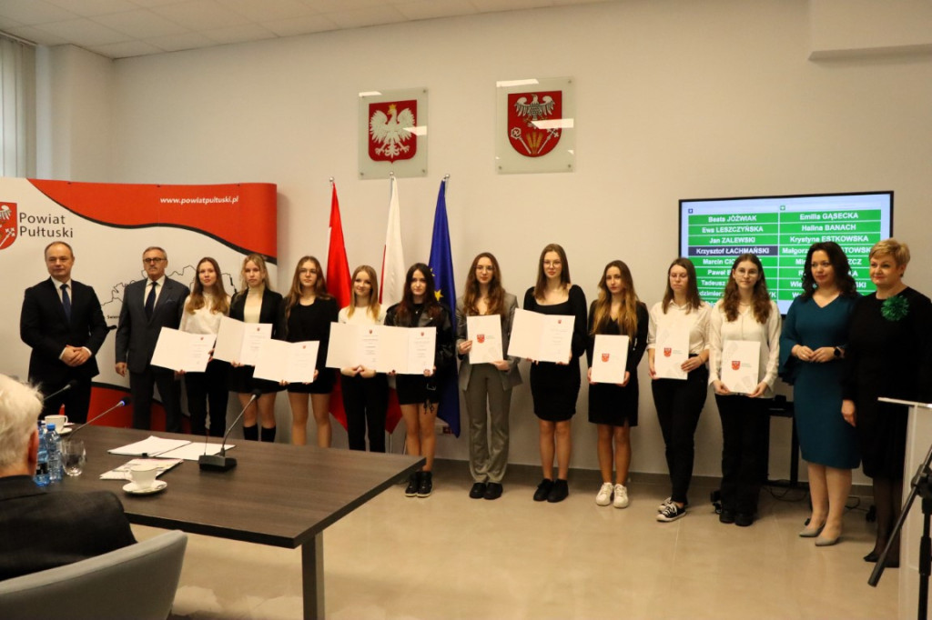 Stypendyści Starosty Pułtuskiego