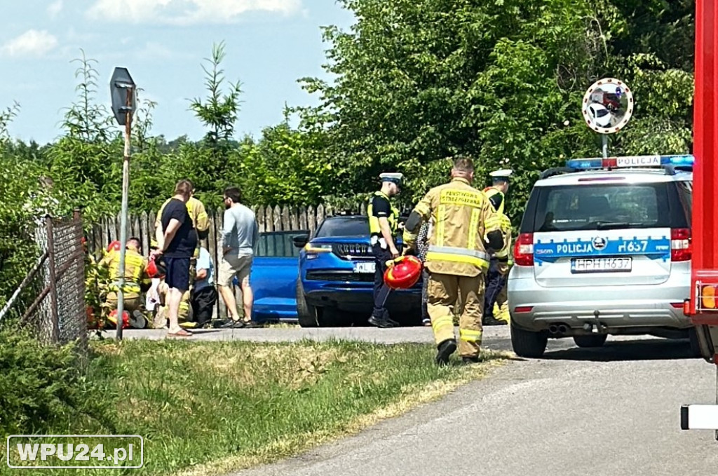 Zdarzenie drogowe w Gładczynie Rządowym