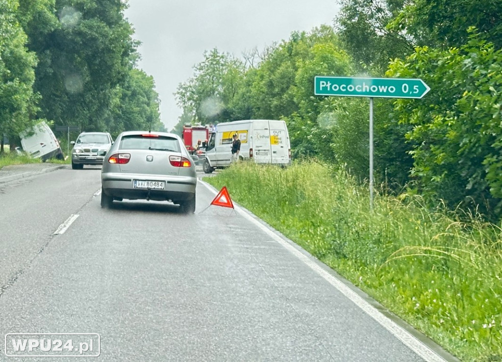 Zdarzenie drogowe w Płocochowie