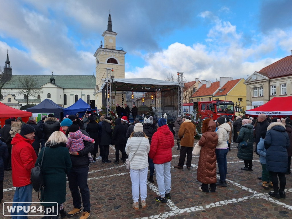 Wigilia na rynku w Pułtusku