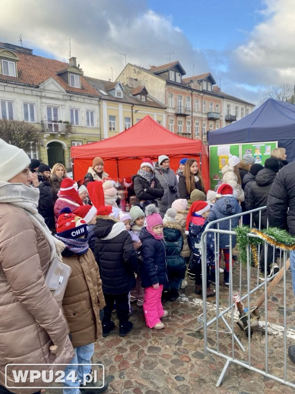 Wigilia na rynku w Pułtusku