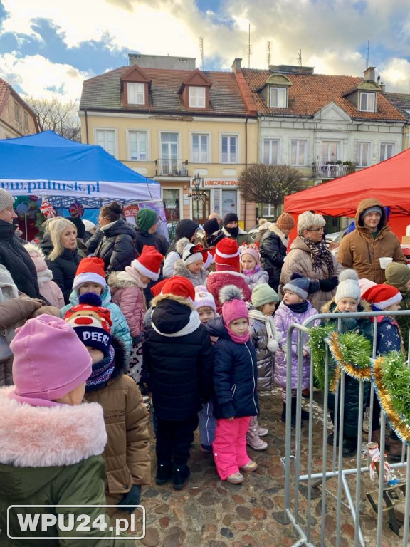 Wigilia na rynku w Pułtusku