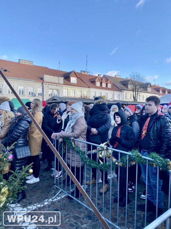 Wigilia na rynku w Pułtusku