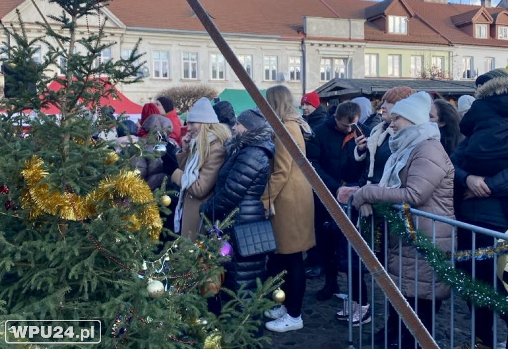 Wigilia na rynku w Pułtusku