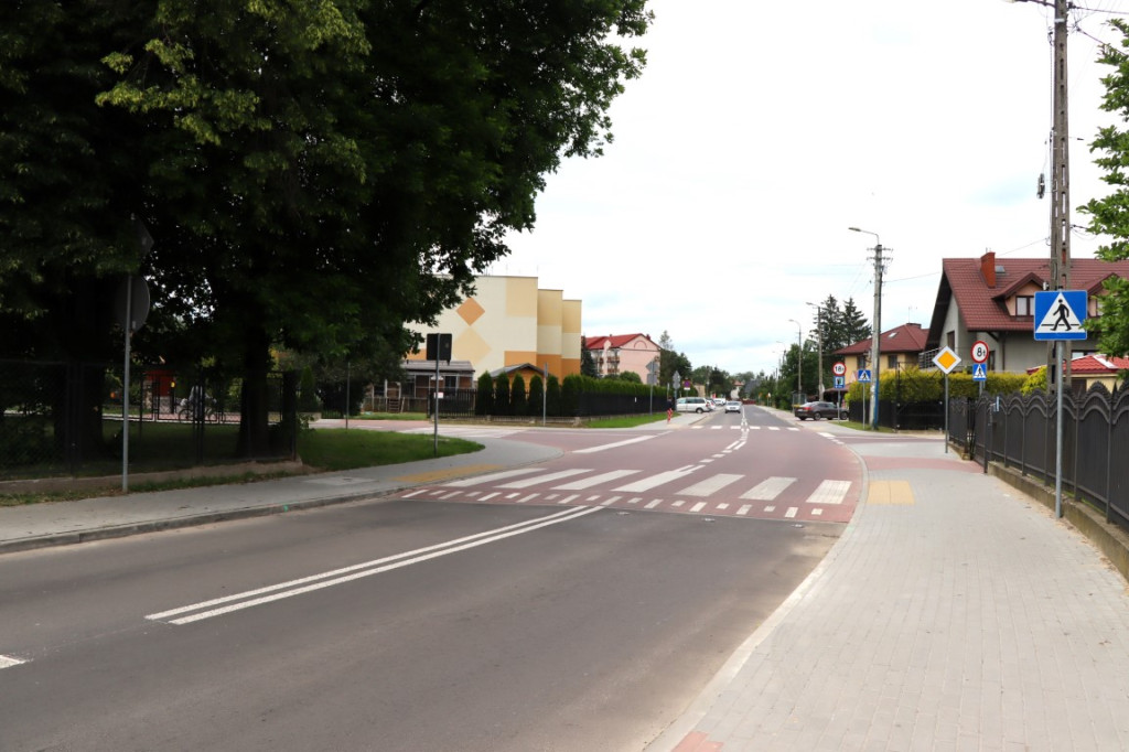 Rozbudowana ulica Białowiejska w Pułtusku
