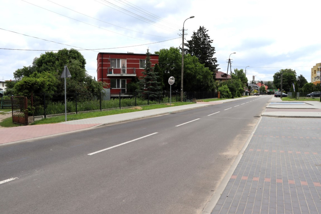 Rozbudowana ulica Białowiejska w Pułtusku