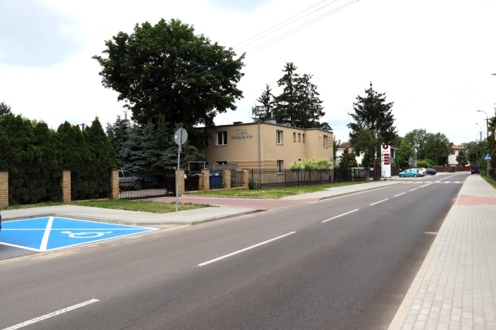 Rozbudowana ulica Białowiejska w Pułtusku