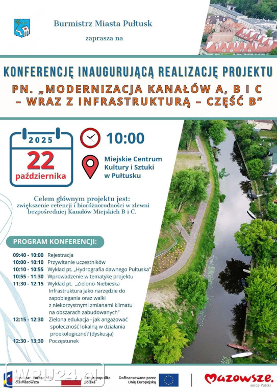 Zainaugurowano projekt modernizacji kanałów