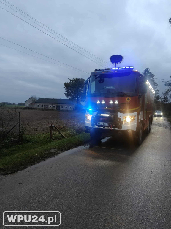 Strażacy z powiatu pułtuskiego walczyli całą dobę