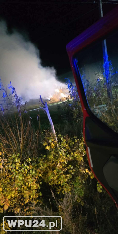 Strażacy z powiatu pułtuskiego walczyli całą dobę