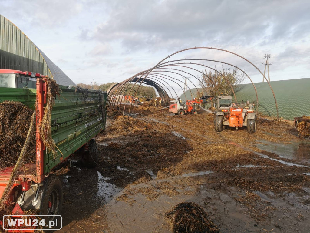 Strażacy z powiatu pułtuskiego walczyli całą dobę