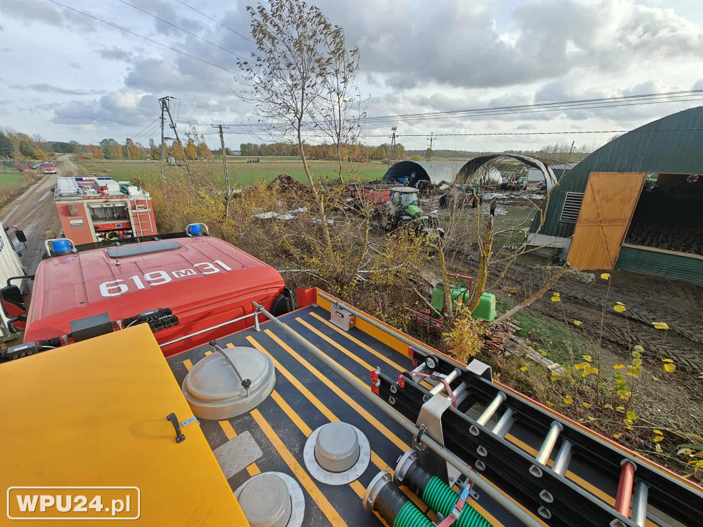 Strażacy z powiatu pułtuskiego walczyli całą dobę