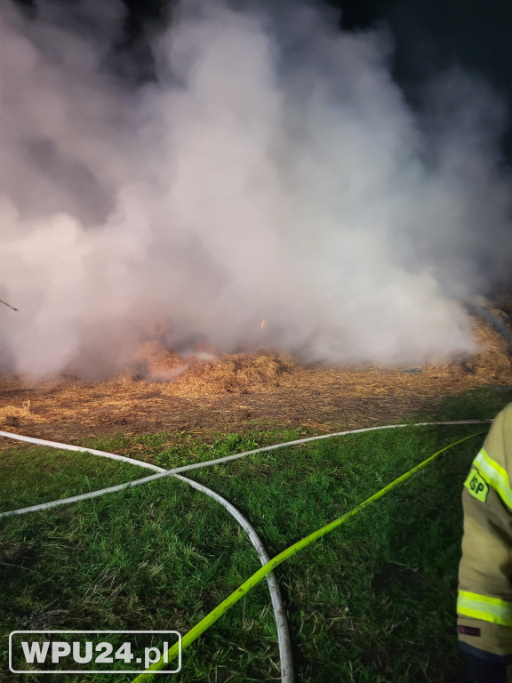 Strażacy z powiatu pułtuskiego walczyli całą dobę