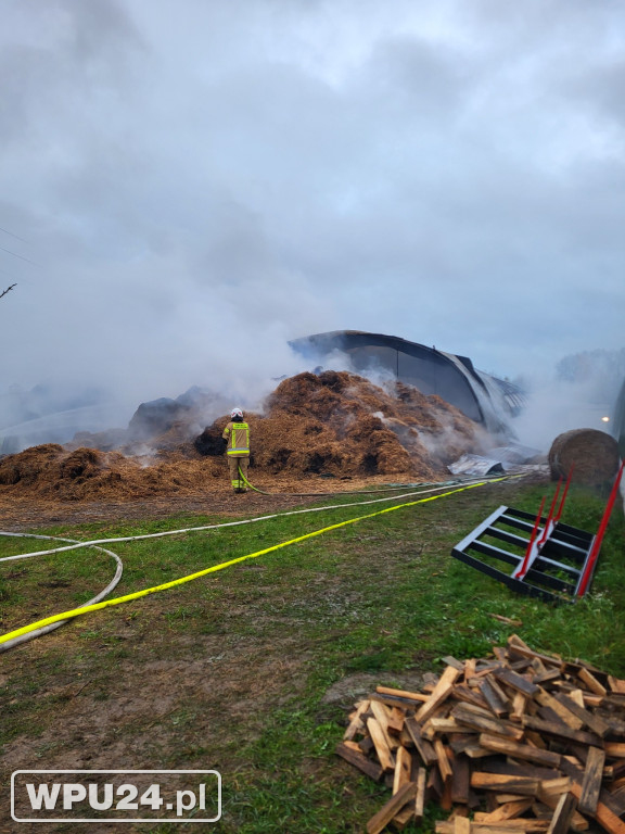 Strażacy z powiatu pułtuskiego walczyli całą dobę