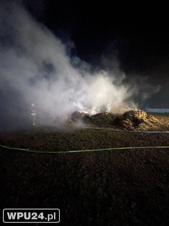 Strażacy z powiatu pułtuskiego walczyli całą dobę