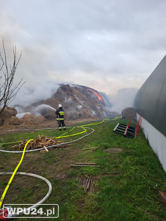 Strażacy z powiatu pułtuskiego walczyli całą dobę