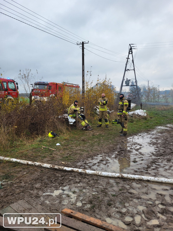 Strażacy z powiatu pułtuskiego walczyli całą dobę