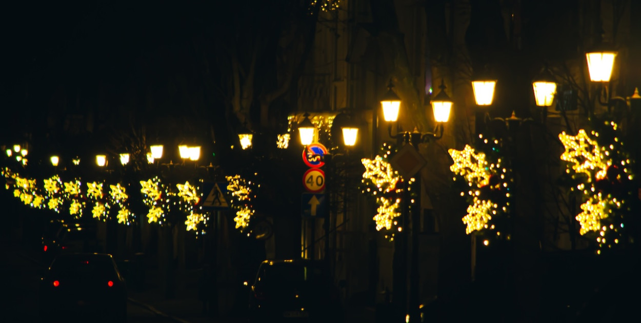 Pułtusk rozświetlony iluminacjami
