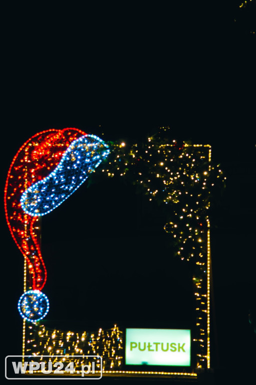 Pułtusk rozświetlony iluminacjami