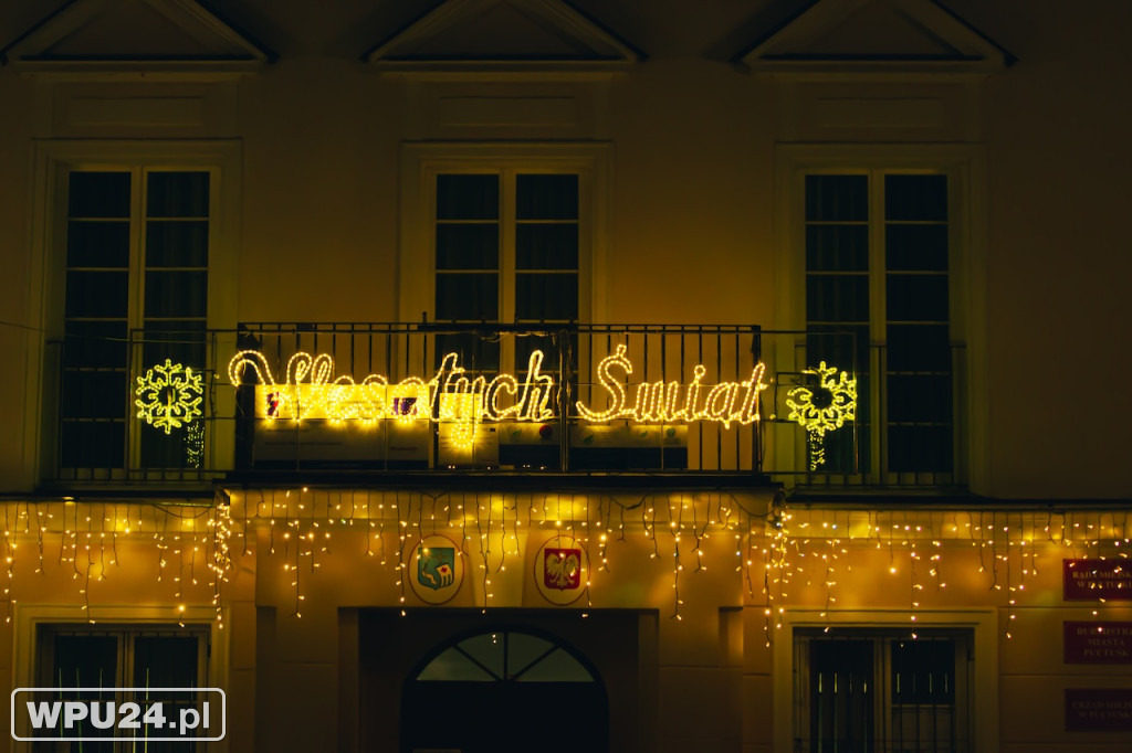 Pułtusk rozświetlony iluminacjami