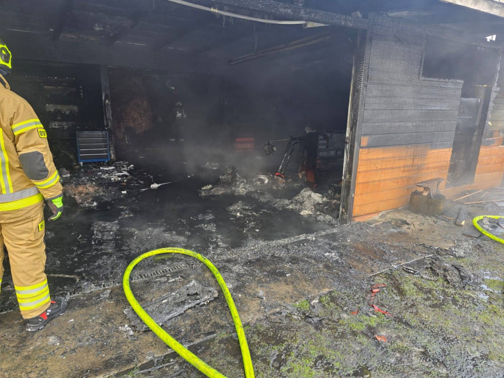 Dramatyczny pożar w Gródku Rządowym