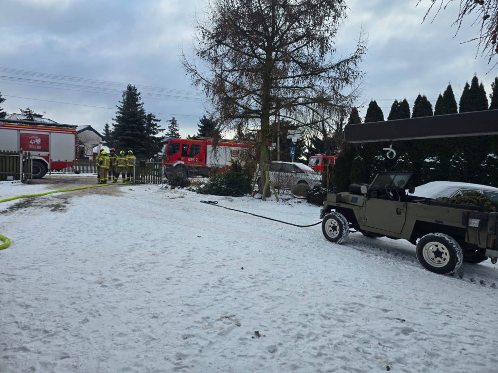 Dramatyczny pożar w Gródku Rządowym