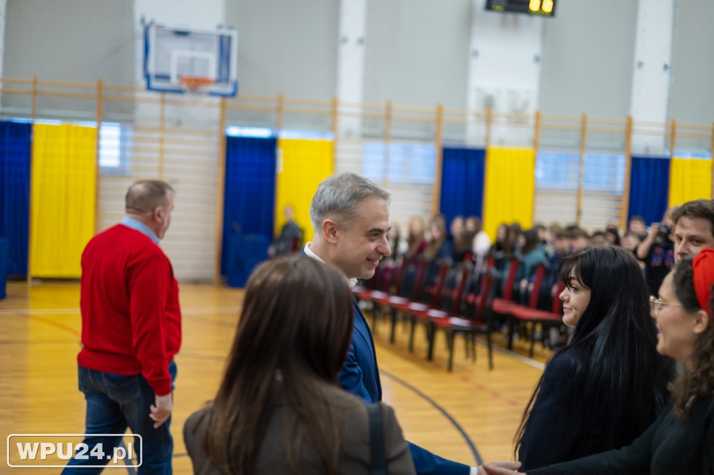 Uczniowie z Pułtuska dyskutowali z ministerm