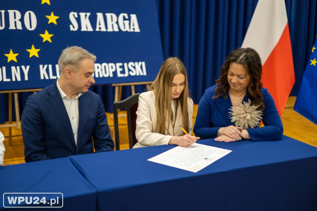 Uczniowie z Pułtuska dyskutowali z ministerm