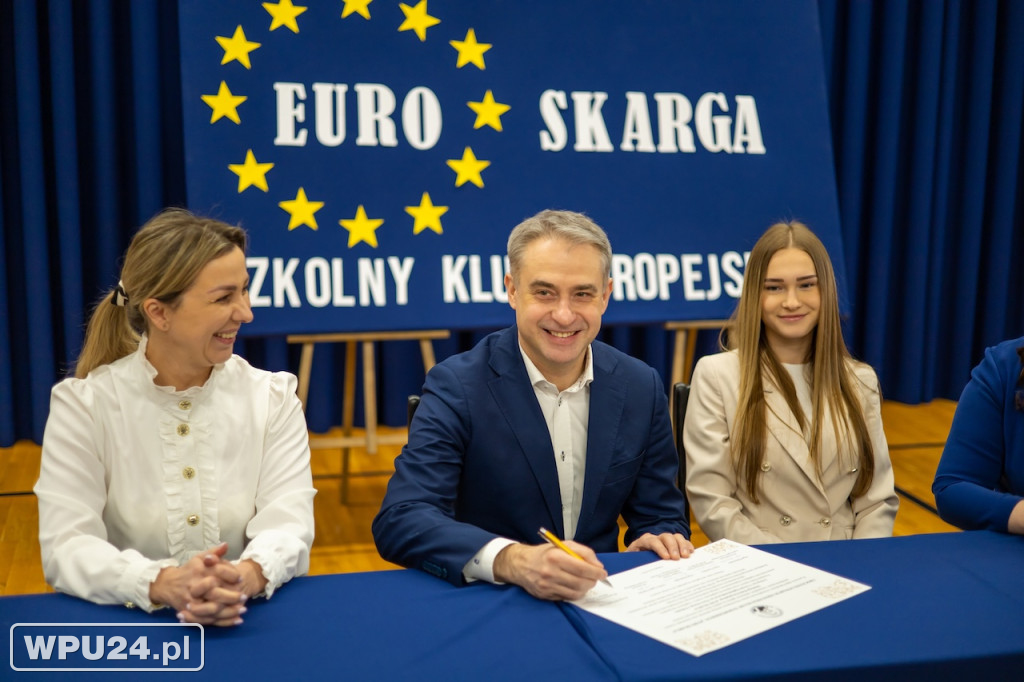 Uczniowie z Pułtuska dyskutowali z ministerm