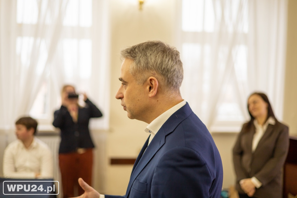 Uczniowie z Pułtuska dyskutowali z ministerm