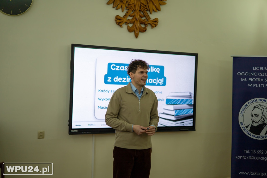 Uczniowie z Pułtuska dyskutowali z ministerm