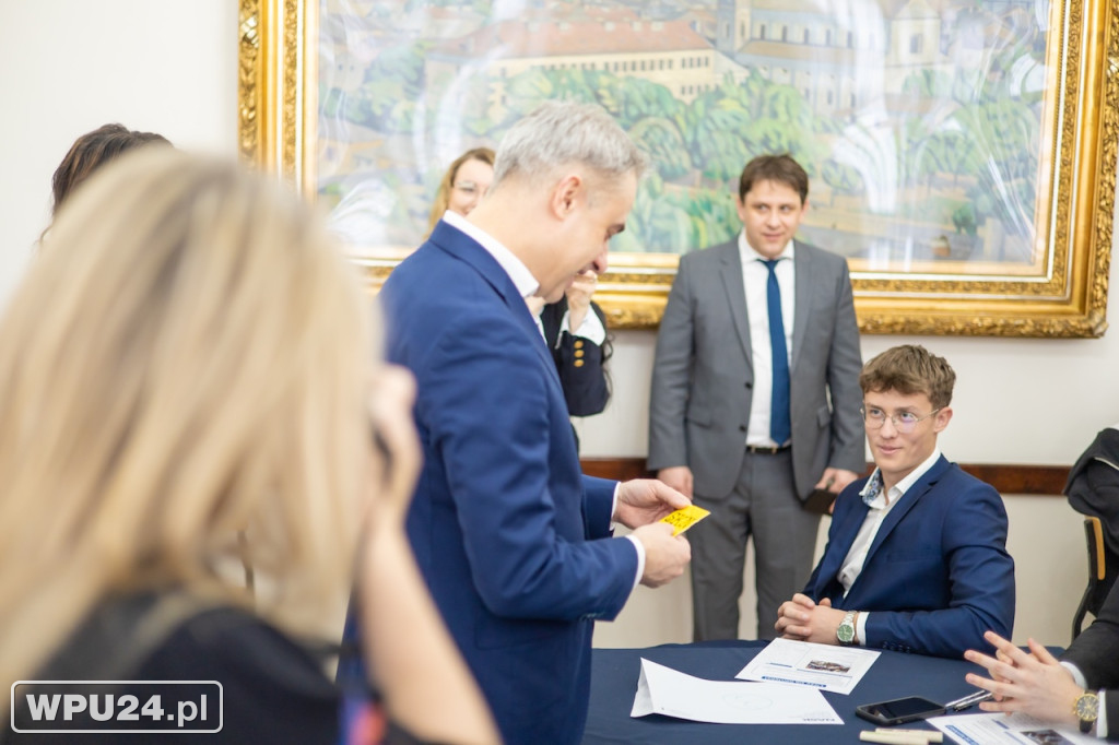 Uczniowie z Pułtuska dyskutowali z ministerm