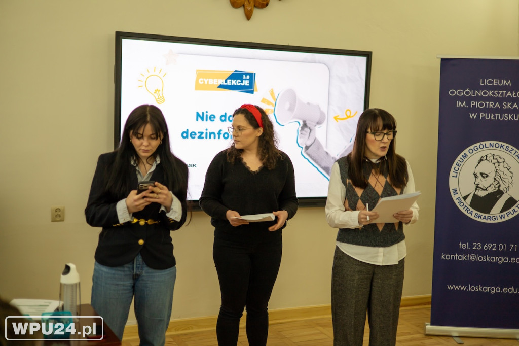 Uczniowie z Pułtuska dyskutowali z ministerm