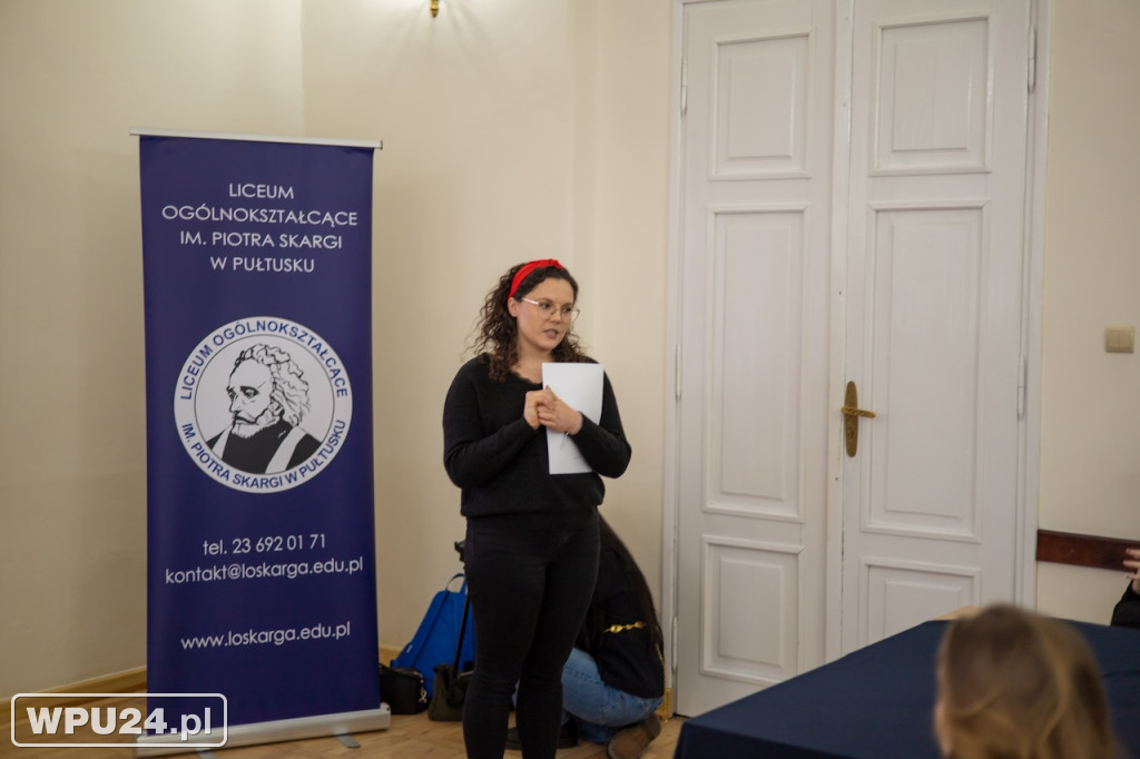 Uczniowie z Pułtuska dyskutowali z ministerm