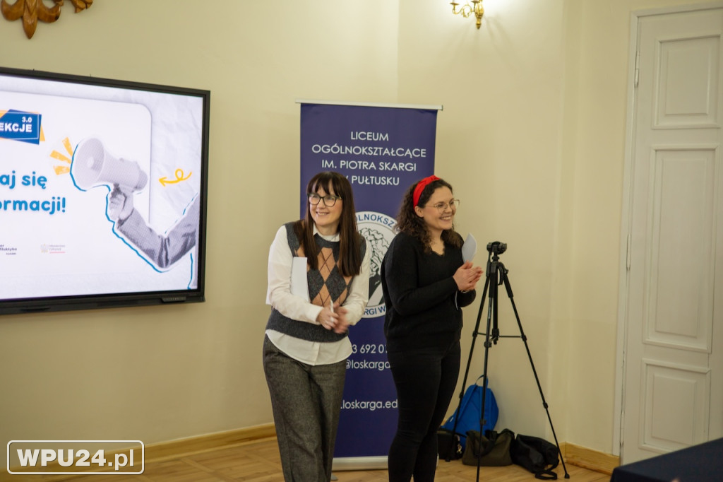 Uczniowie z Pułtuska dyskutowali z ministerm