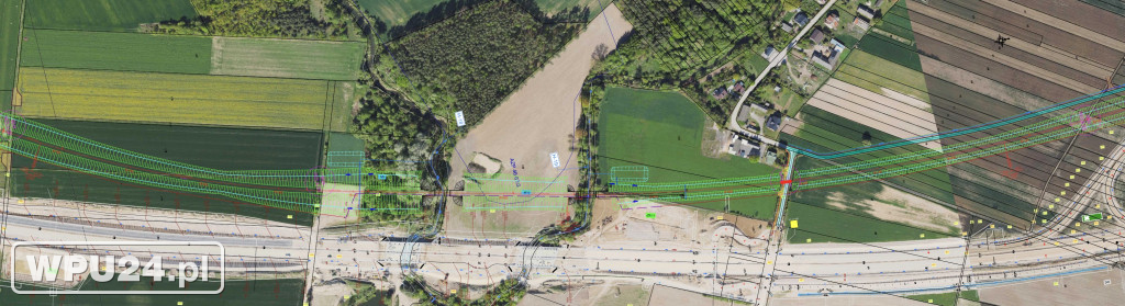 Projekt przebiegu kolei przez Pułtusk