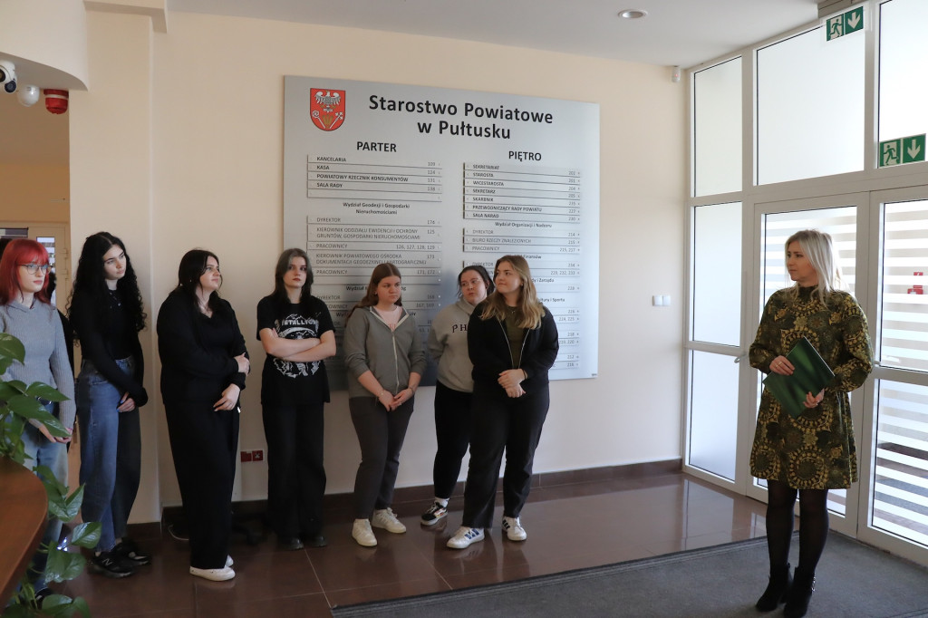 Spotkanie uczniów z Powiatowym Rzecznik