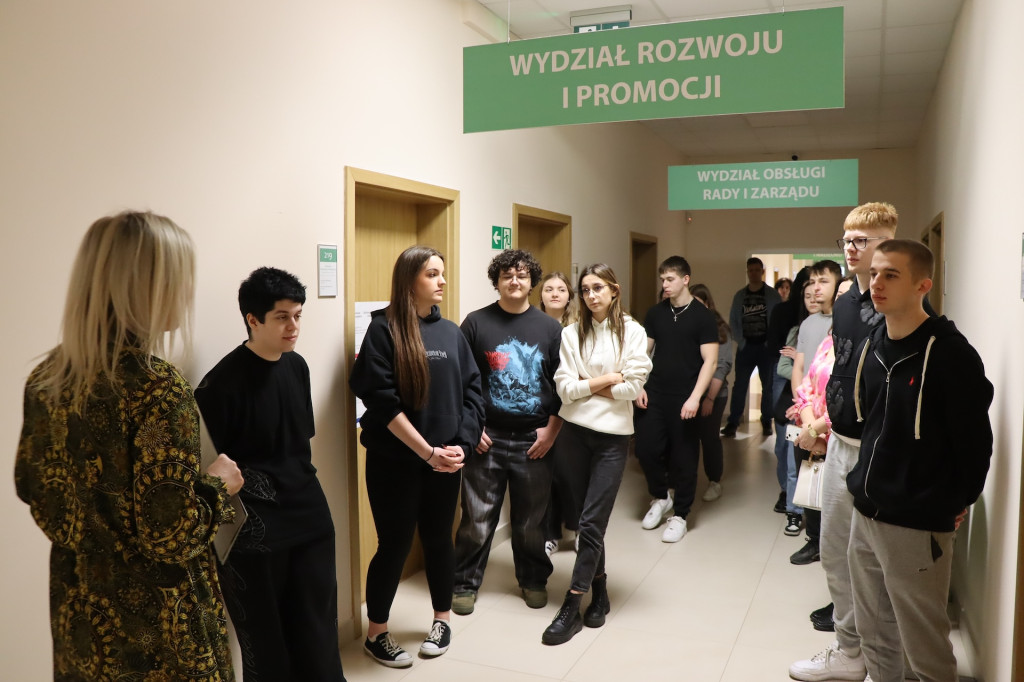 Spotkanie uczniów z Powiatowym Rzecznik