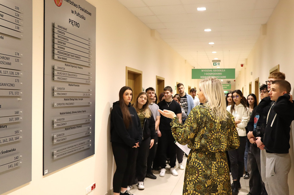 Spotkanie uczniów z Powiatowym Rzecznik