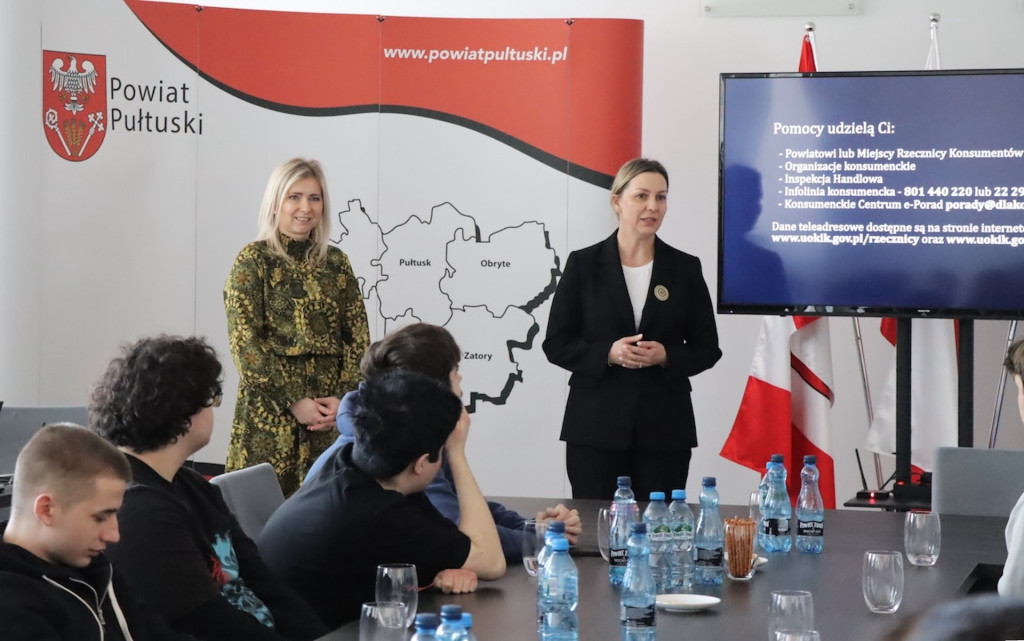 Spotkanie uczniów z Powiatowym Rzecznik